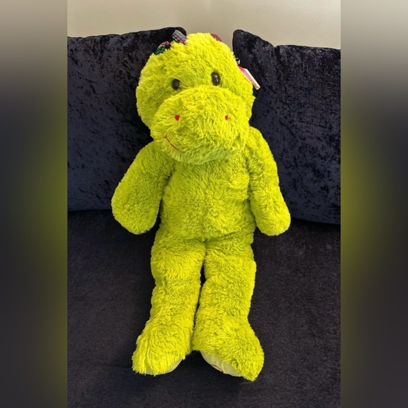 Way To Celebrate Other - Cuddly Green Stuffed Dinosaur Toy